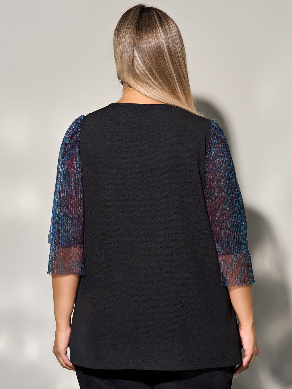 Футболка 0208-2 чёрный - Dora фото 112