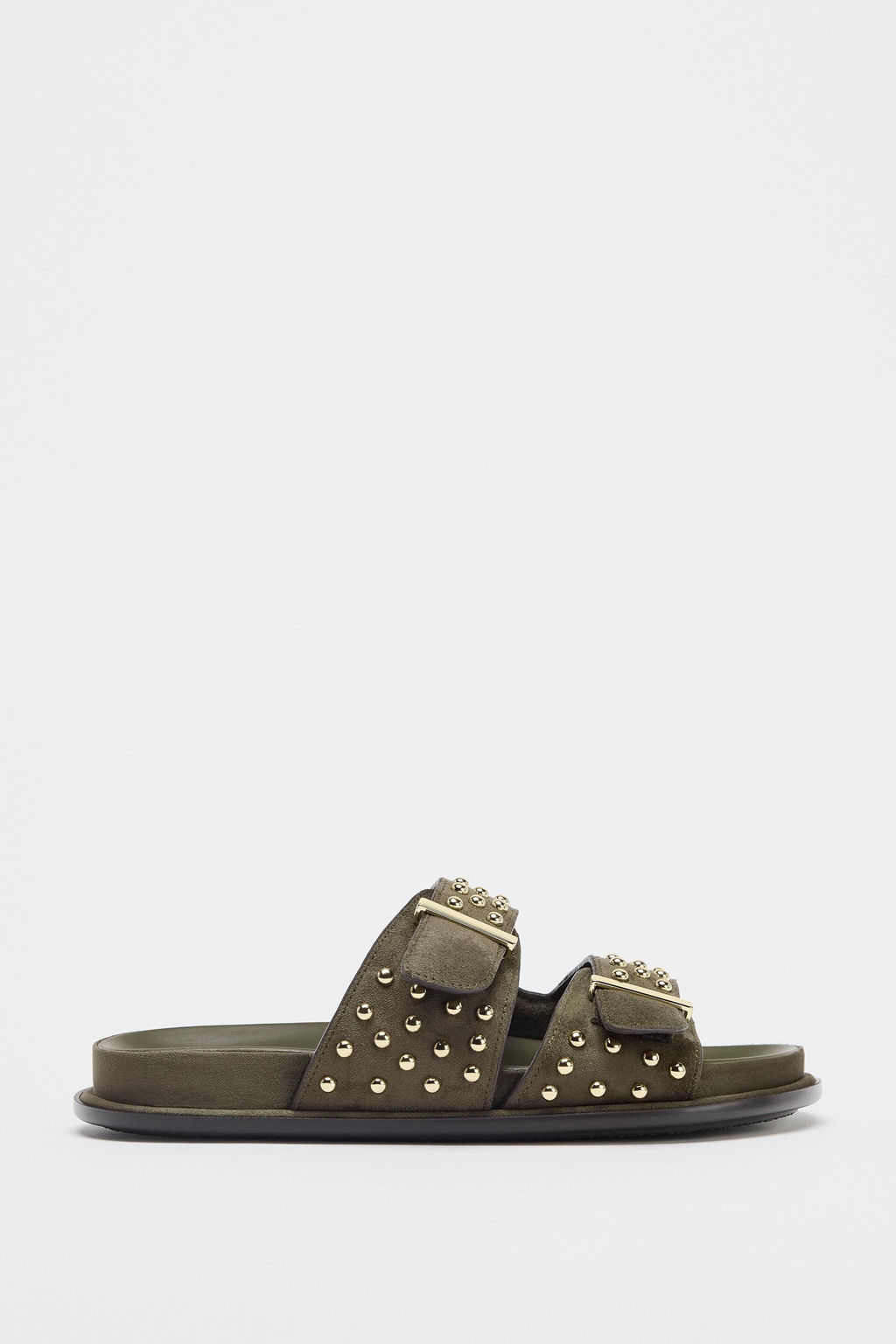 STUDDED BUCKLE SANDALS - Zara фото 10