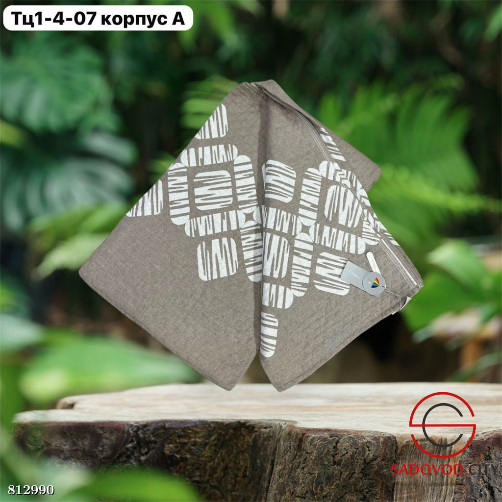 Плед на диван или кровать с принтом