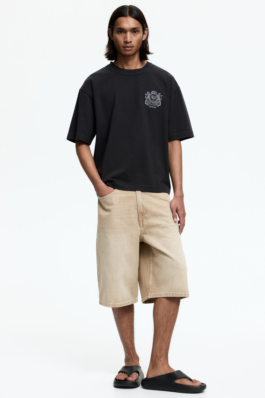 Camiseta con motivo estampado Loose Fit - H&m фото 10