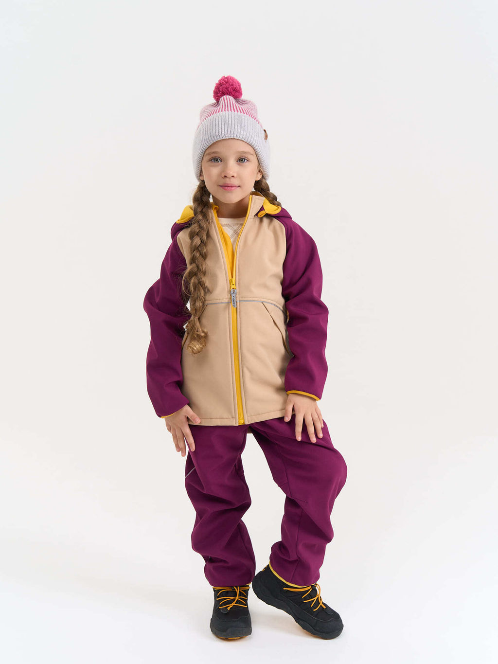 Брюки Softshell демисезонные Слива - Bungly фото 2