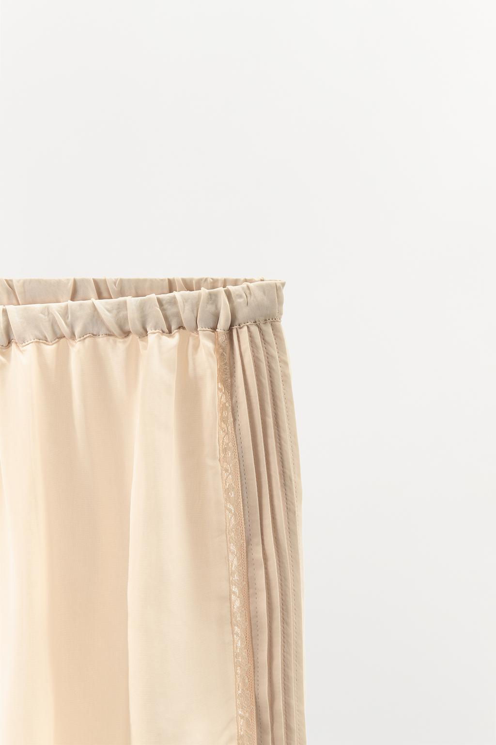 SATIN TROUSERS WITH LACE TRIM - Zara фото 5