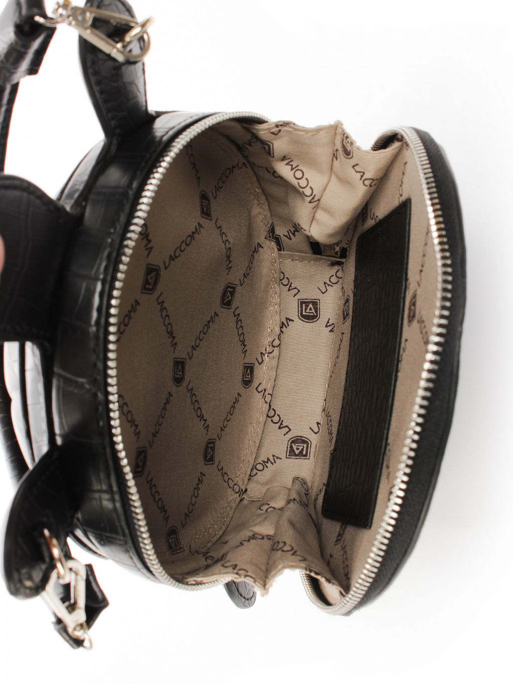 LACCOMA сумка ИГР2517-черепаха-черный эко кожа фото 4