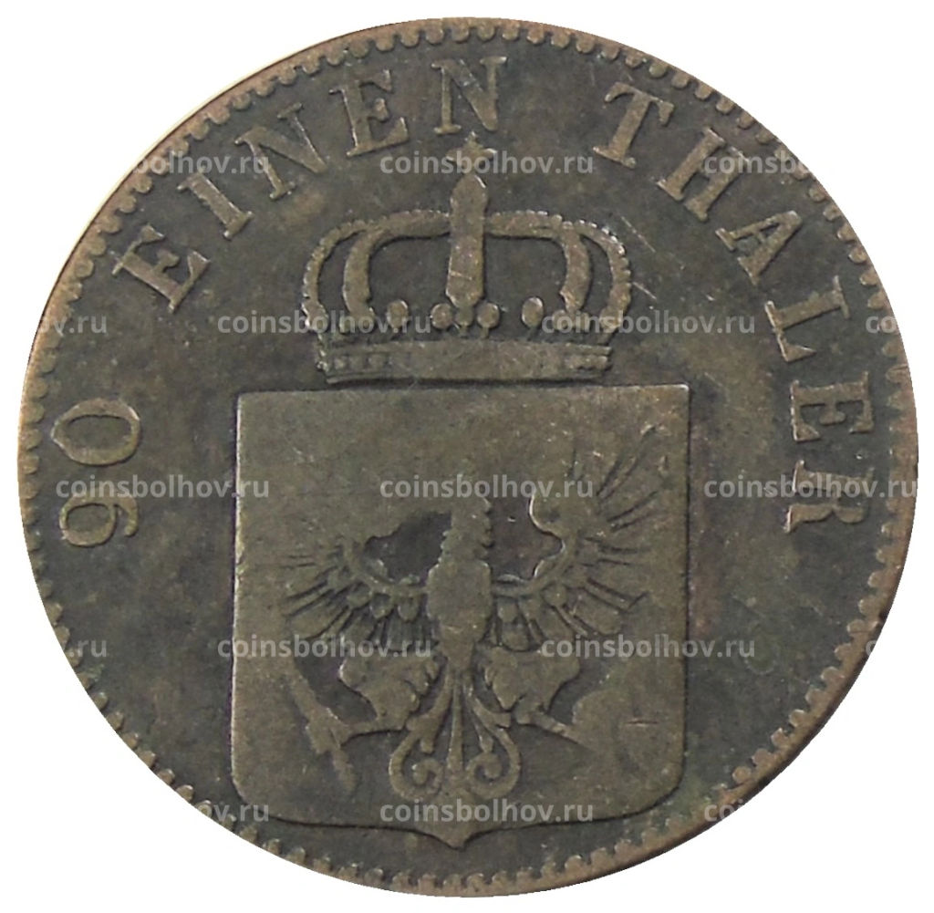 4 пфеннинга 1851 года A Германские государства  Пруссия