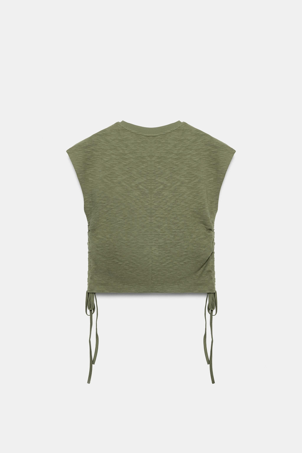 CAMISETA R?STICA FRUNCES / Khaki