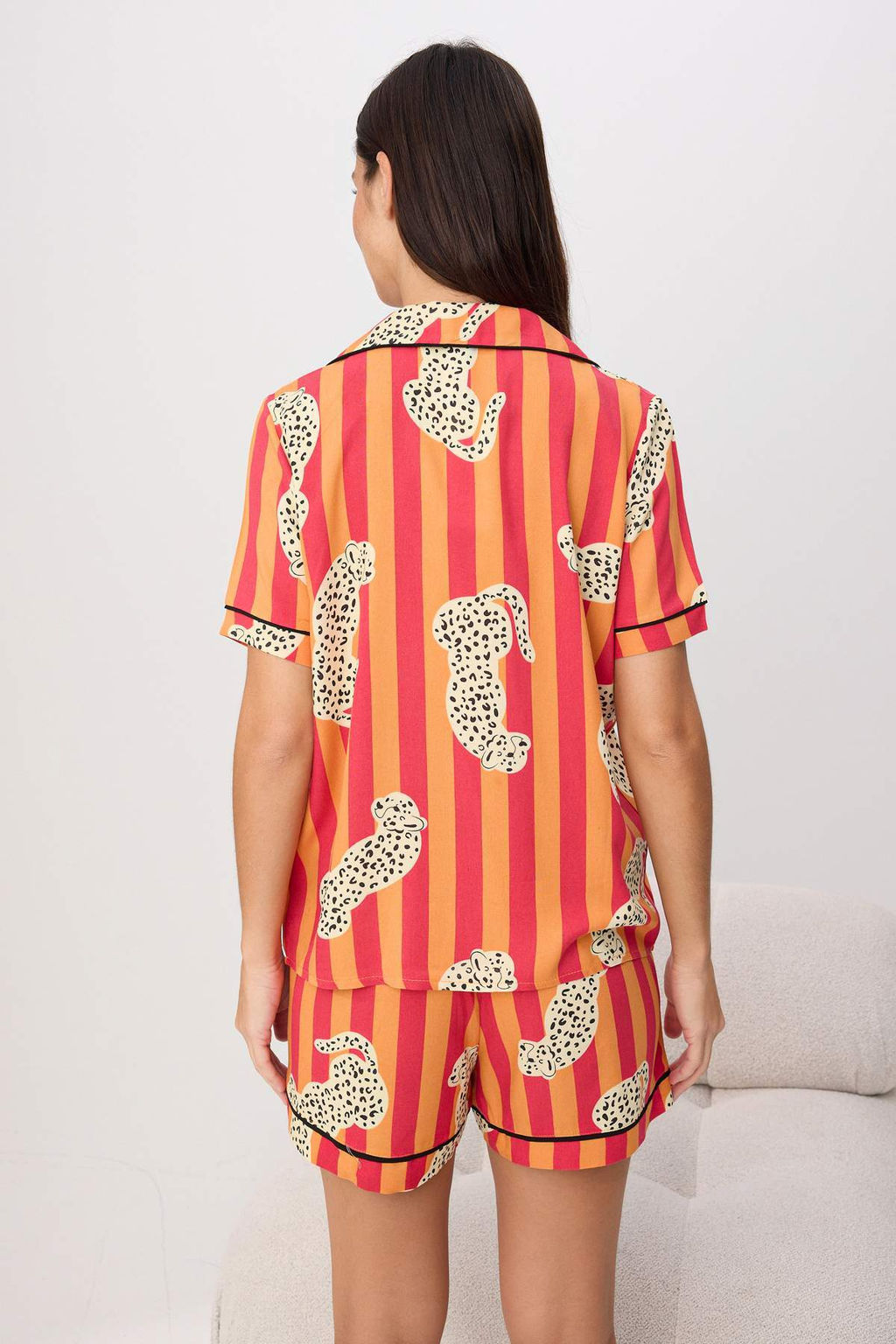 Cok Renkli Animal Shally Dokuma Pijama Tak?m? THMSS26PT00136 - Trendyolmilla фото 4