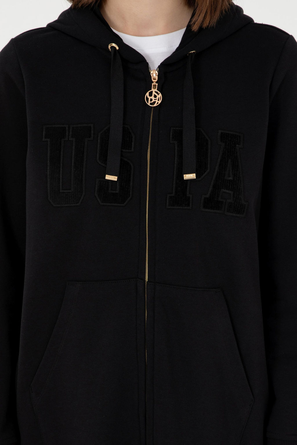 Женский черный свитшот Неожиданная скидка в корзине - U.s. polo assn фото 13