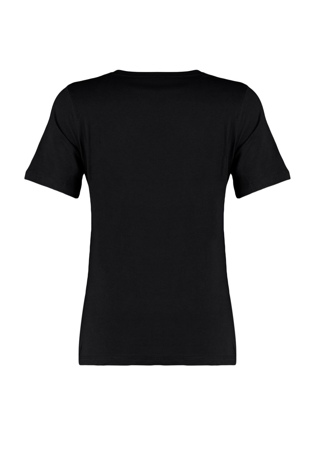 TRENDYOLMILLA Beyaz %100 Pamuk Regular/Normal Kal?p K?sa Kollu Basic Bisiklet Yaka Orme T-Shirt TWOSS23TS00000  фото 31