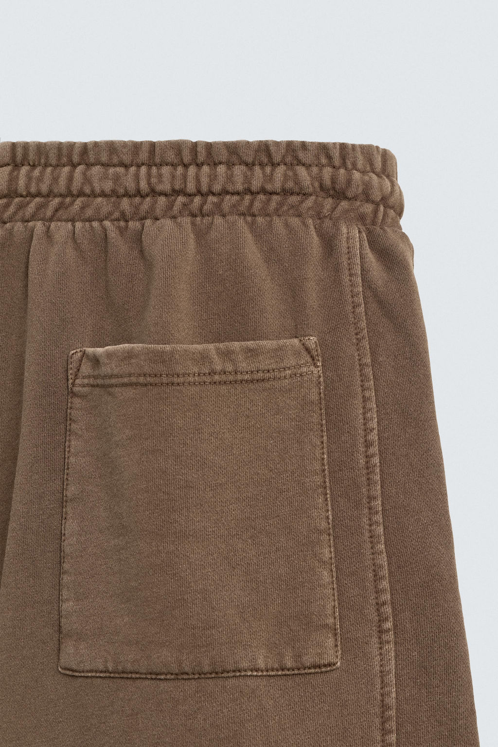 BERMUDA JOGGER B?SICA LAVADA / Marr?n - Zara фото 10