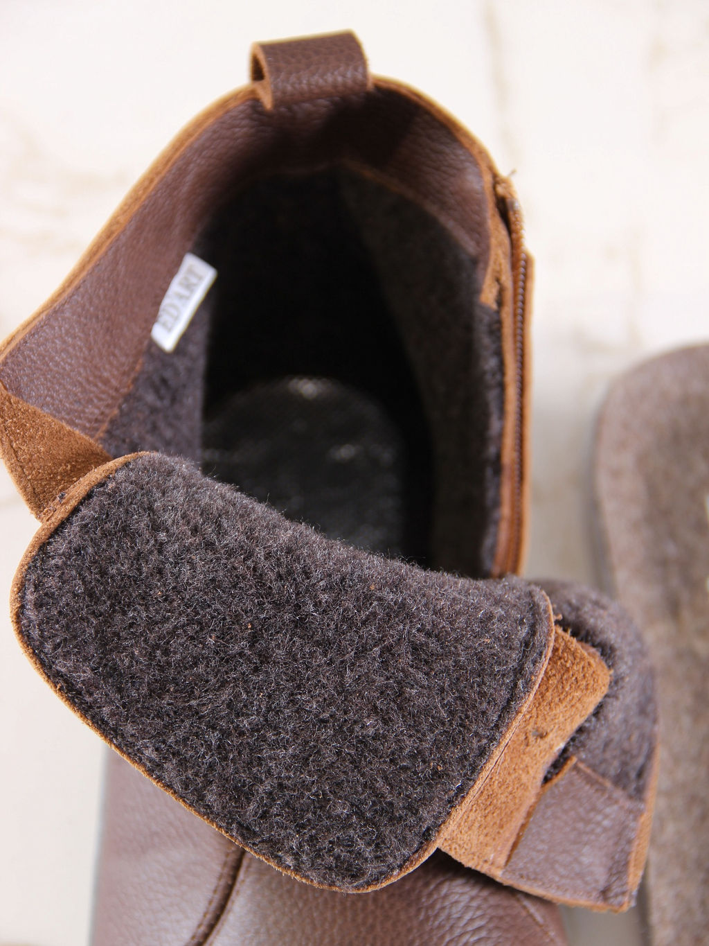 Ботинки женские демисезонные 352.NATAbl.Светло-коричневая оттима/Шерсть