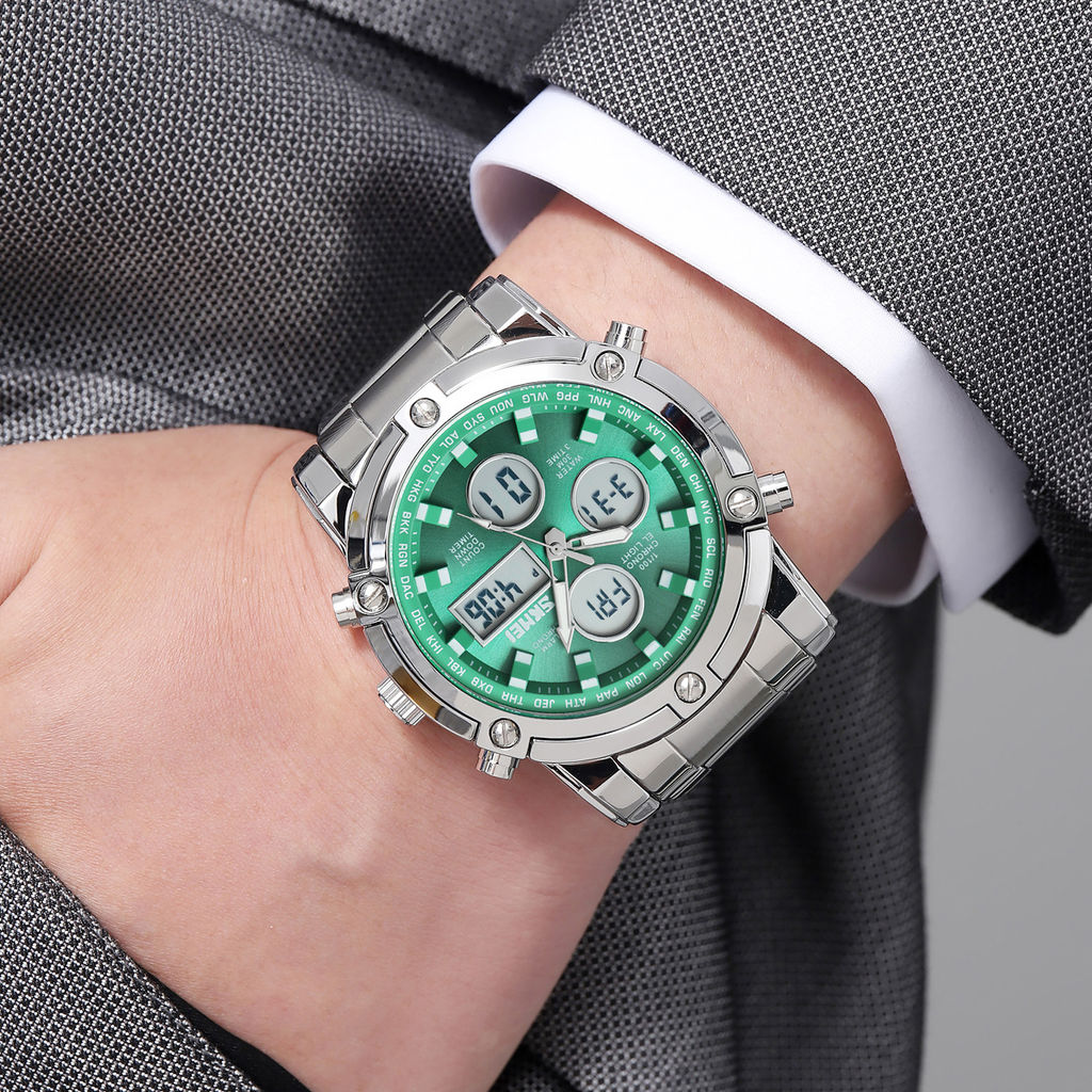 Часы наручные Skmei мужские электронные спортивные 2556green