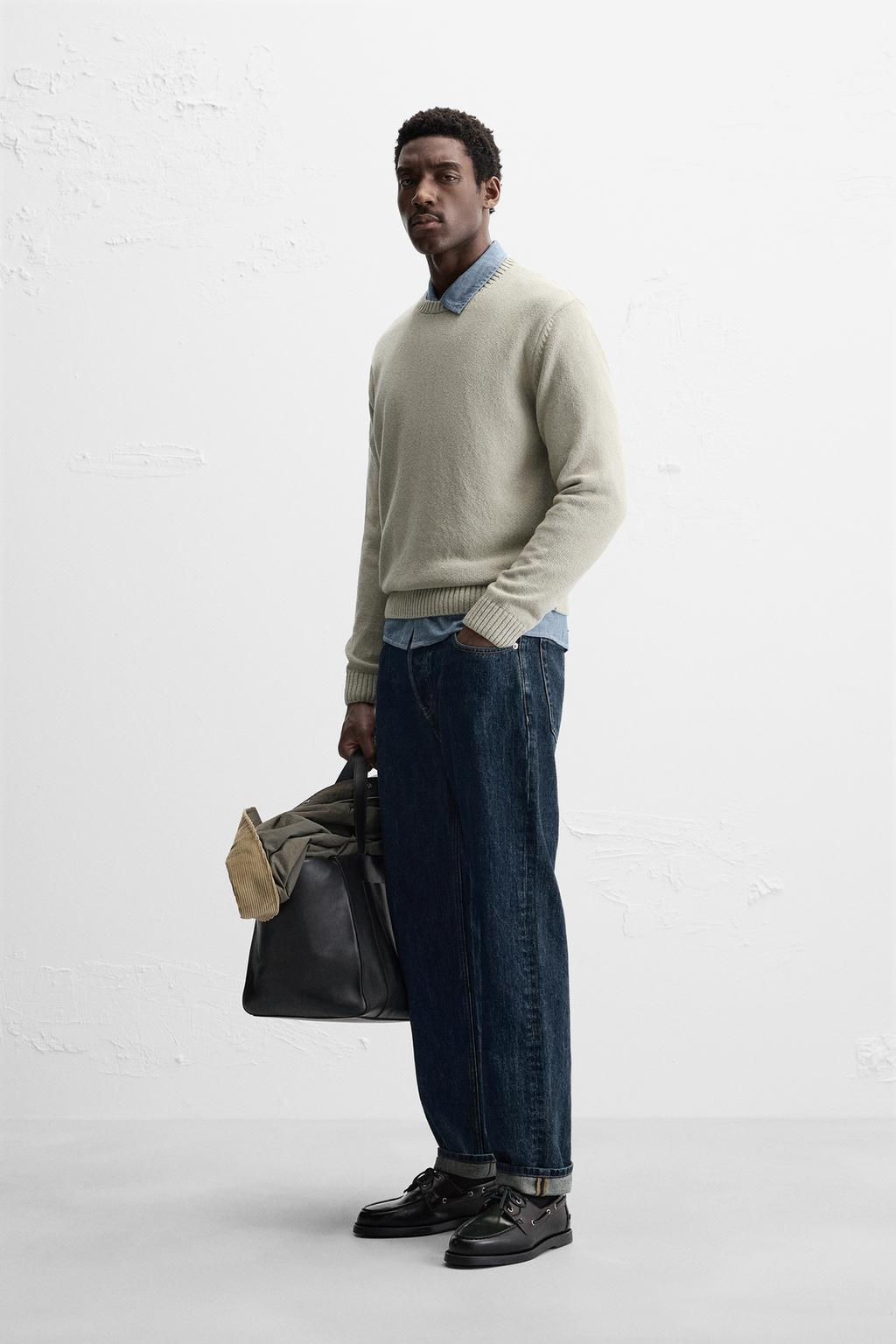 TEXTURED COTTON SWEATER - Zara фото 2