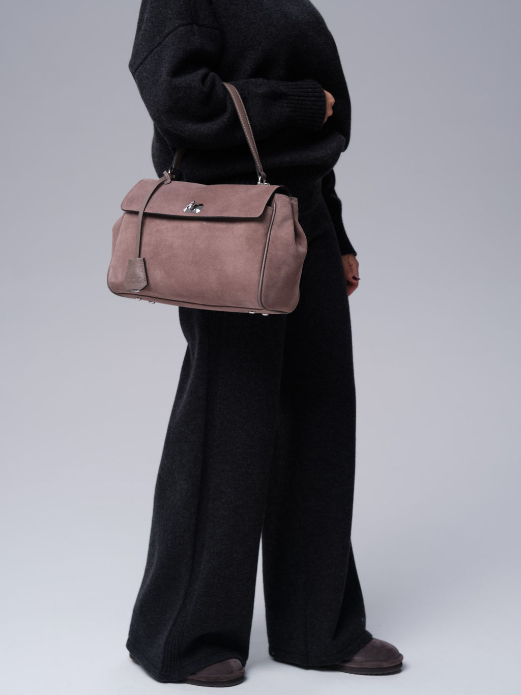 Замшевая сумка Nadi DBR 31356 капучино  фото 8