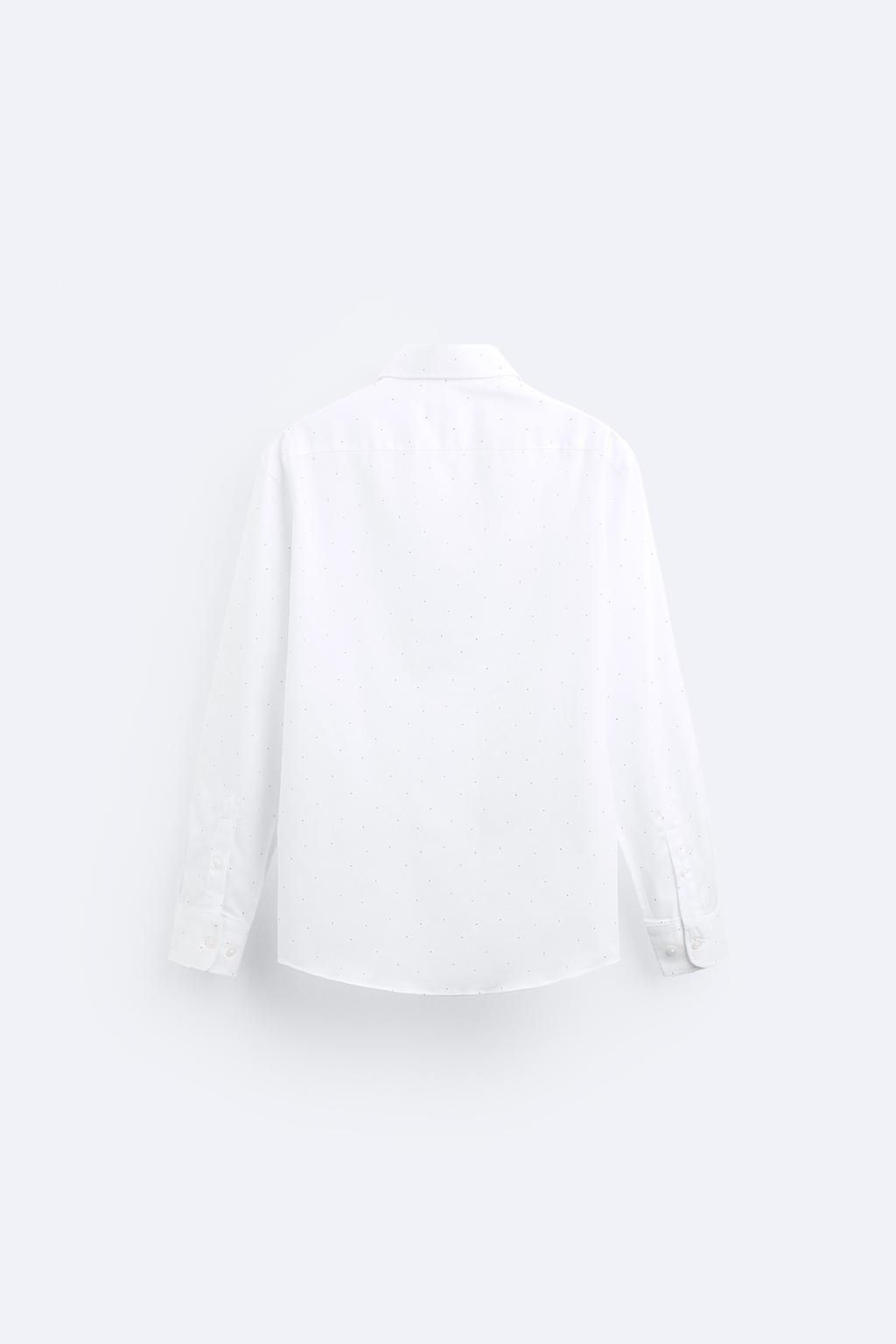 DOKULU EASY CARE DESENLI GOMLEK - Zara фото 7