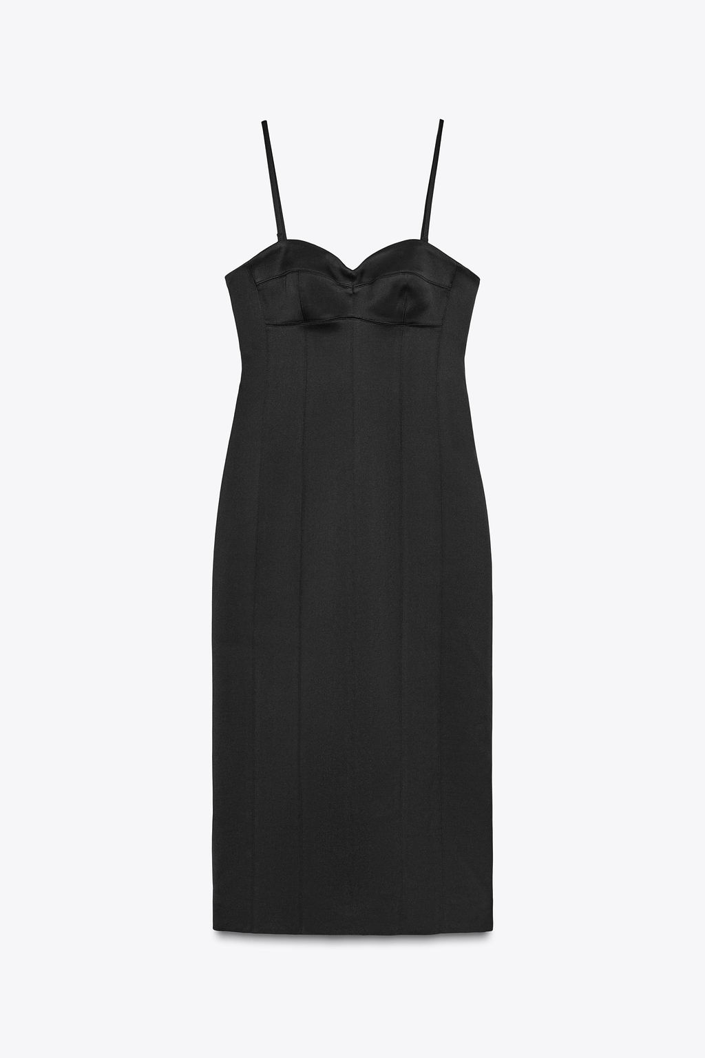 ZW COLLECTION MULTI-POSITION SATIN DRESS - Zara фото 14