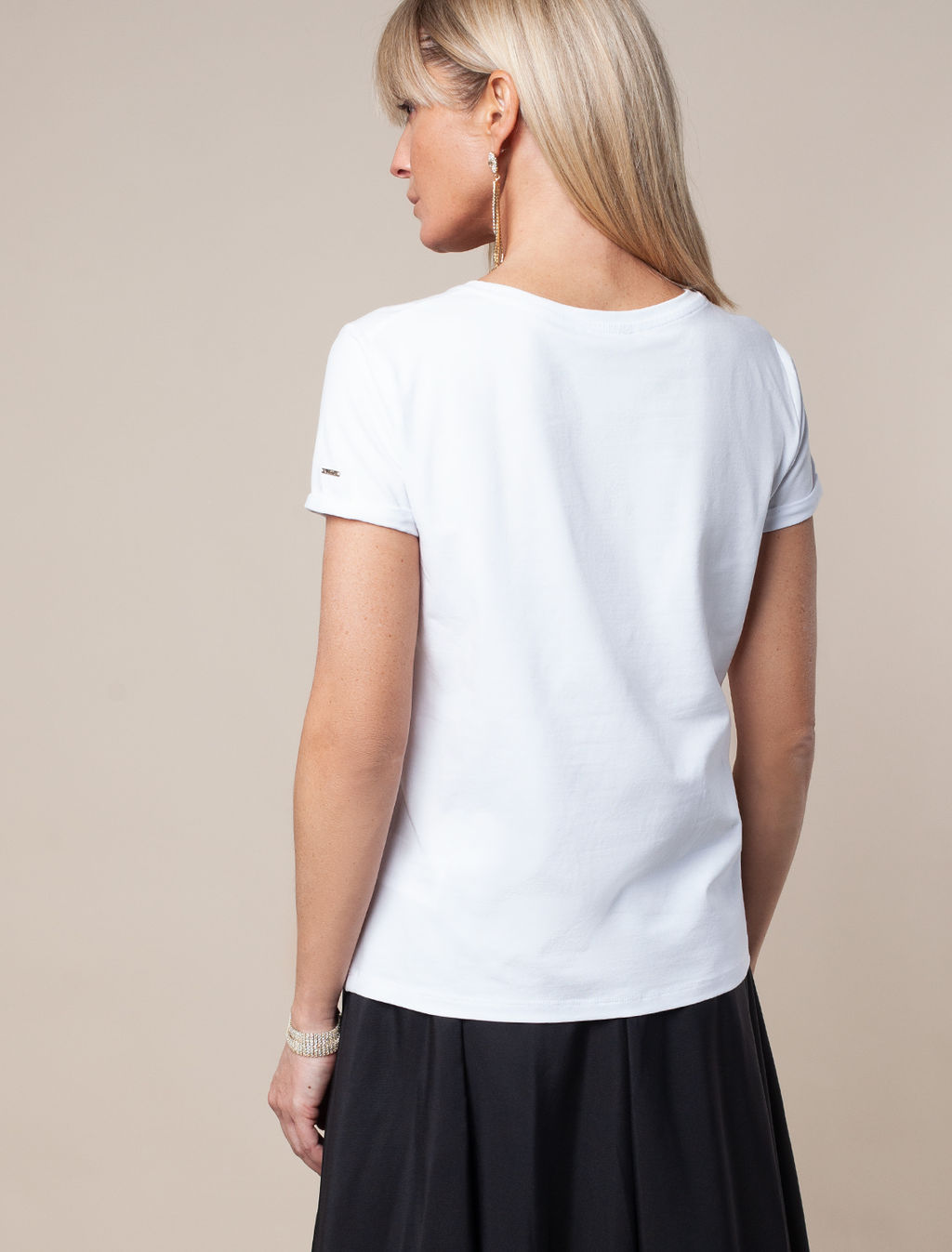 VILATTE / Футболка из премиального хлопка с фотопринтом фото 4