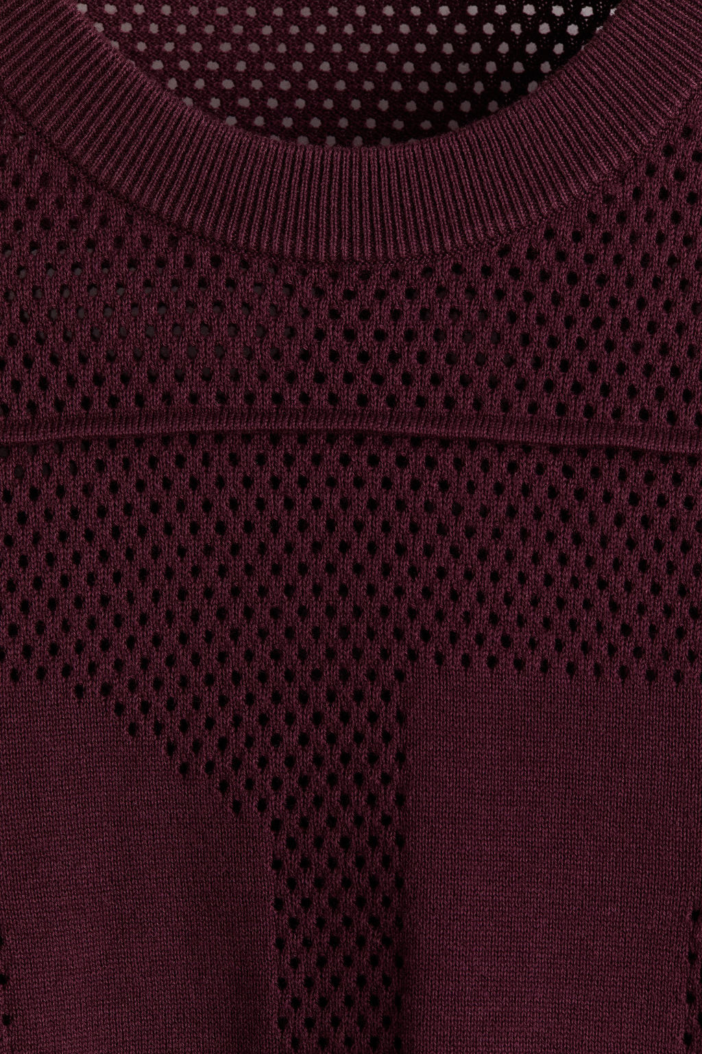 Camiseta boxy en punto calado Relaxed Fit - H&m фото 4