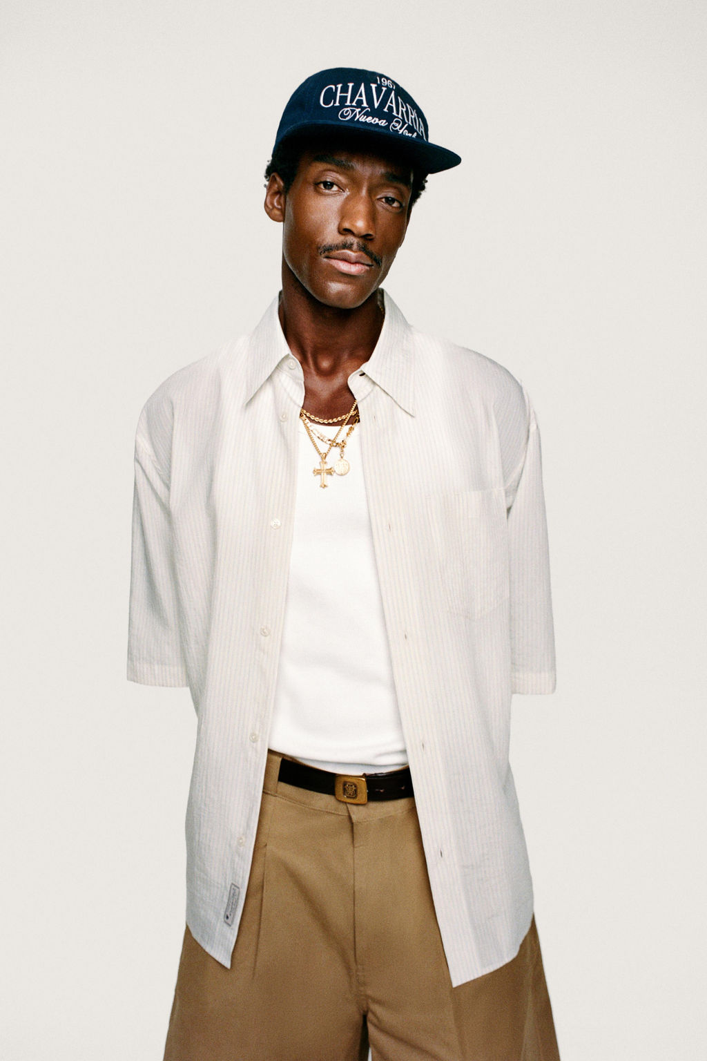 BERMUDA WIDE FIT PLIEGUES WILLY CHAVARRIA X ZARA / Beige фото 2