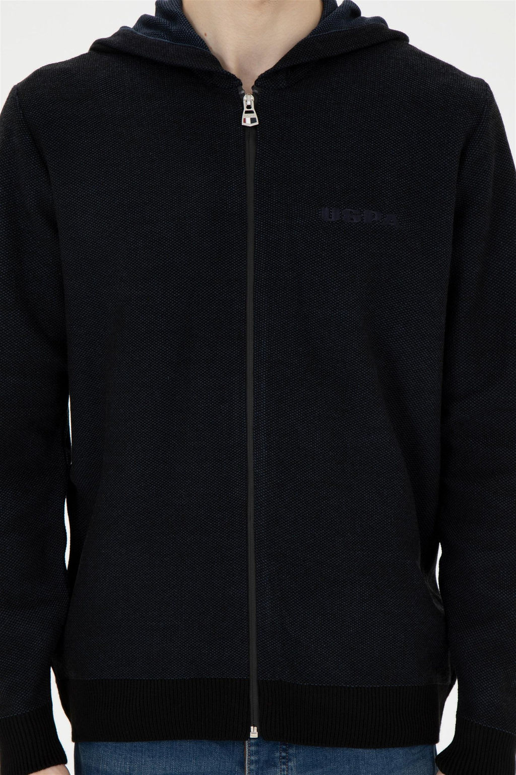 Кардиган мужской U. S. Polo Assn темно-синий из акрила - U.s. polo assn фото 6