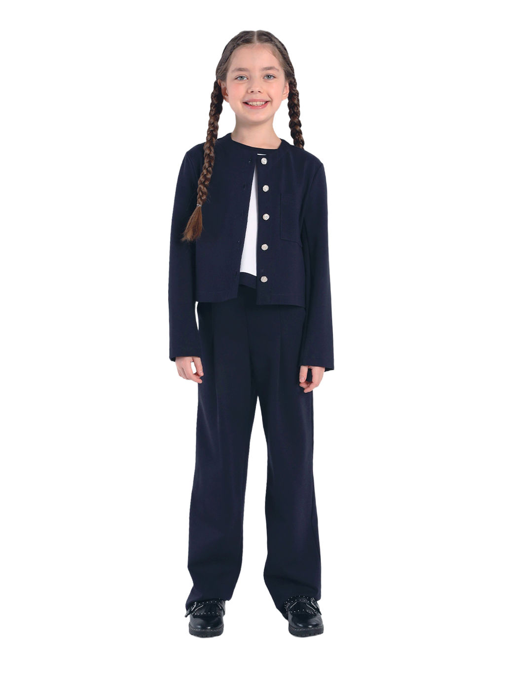 Школьный жакет для девочки О77027 - Карамелли фото 2