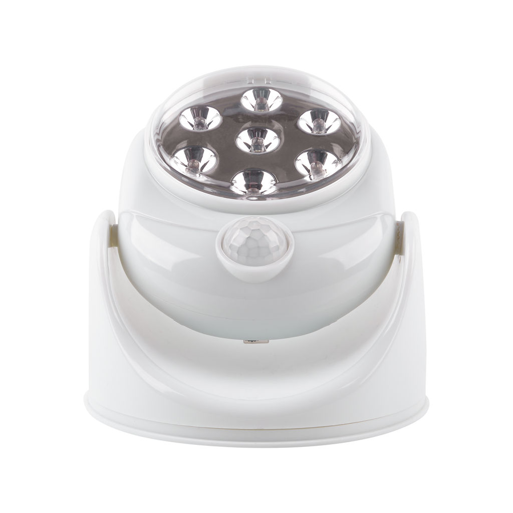 ULK-N21 SENSOR WHITE Светодиодный светильник накладной, с датчиком движения. На батарейках 4АА (не в комплекте). Белый. ТМ Uniel. - Volpe фото 3