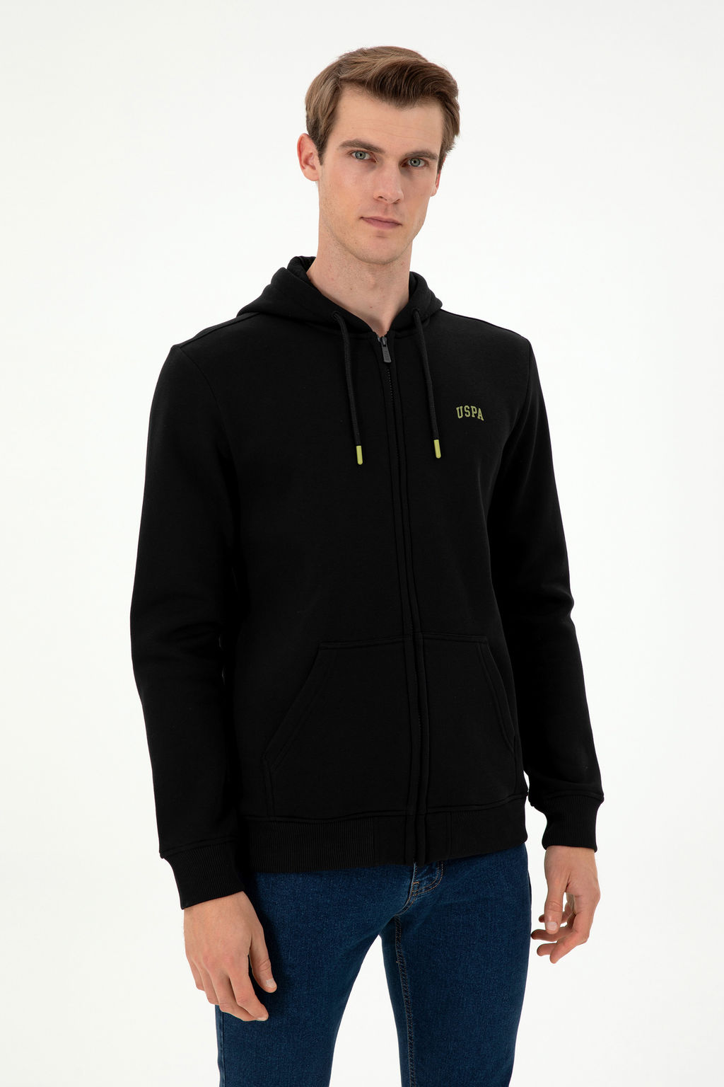 Свитшот мужской U.S. Polo Assn черный  фото 10