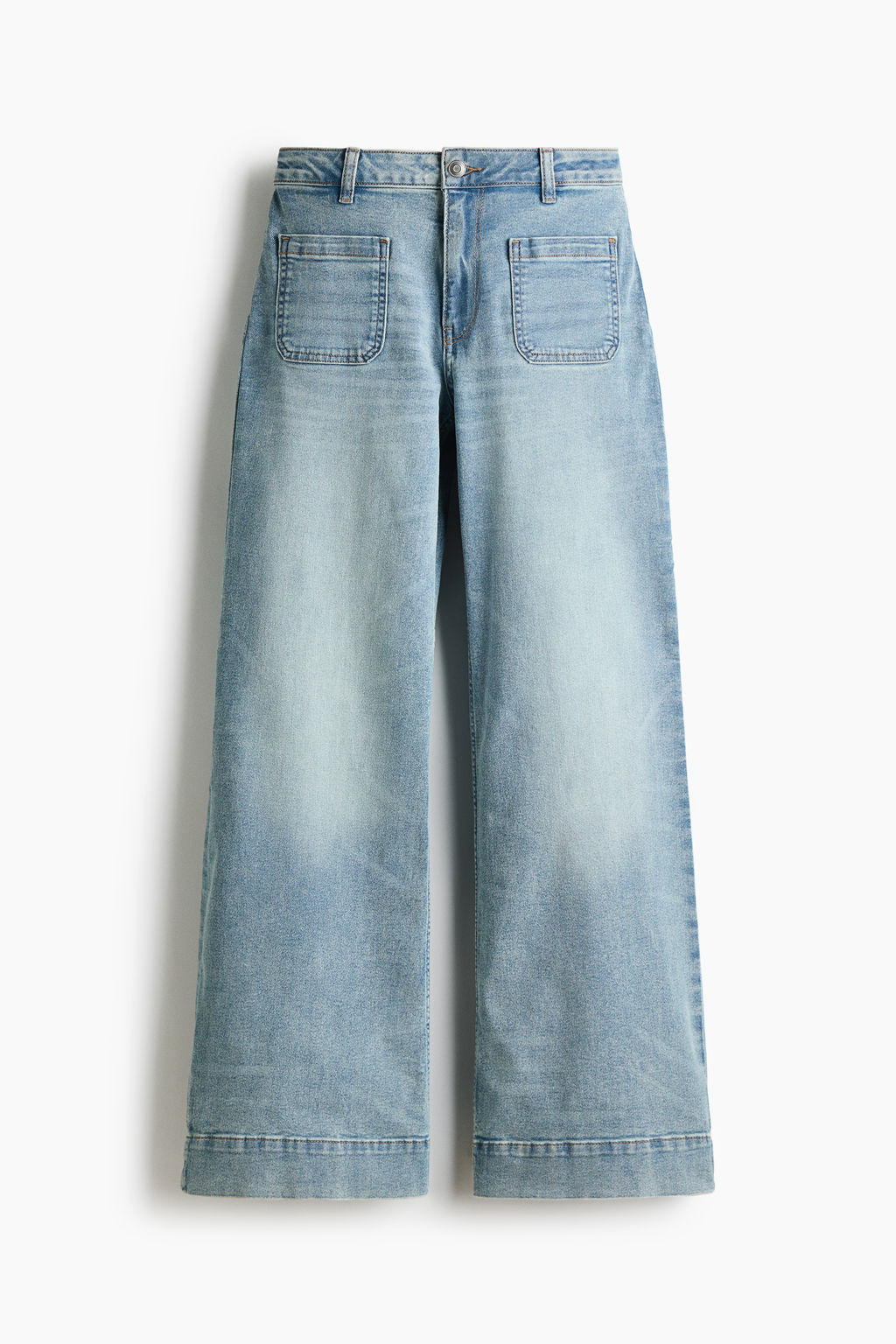 Wide High Waist Jeans - H&m фото 5