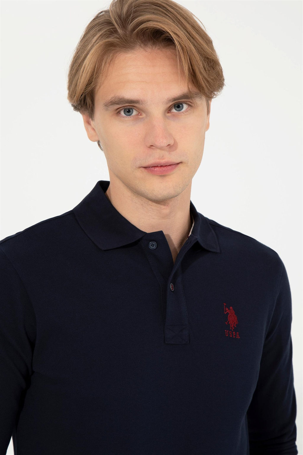 Мужской темно-синий базовый свитшот Неожиданная скидка в корзине - U.s. polo assn фото 3