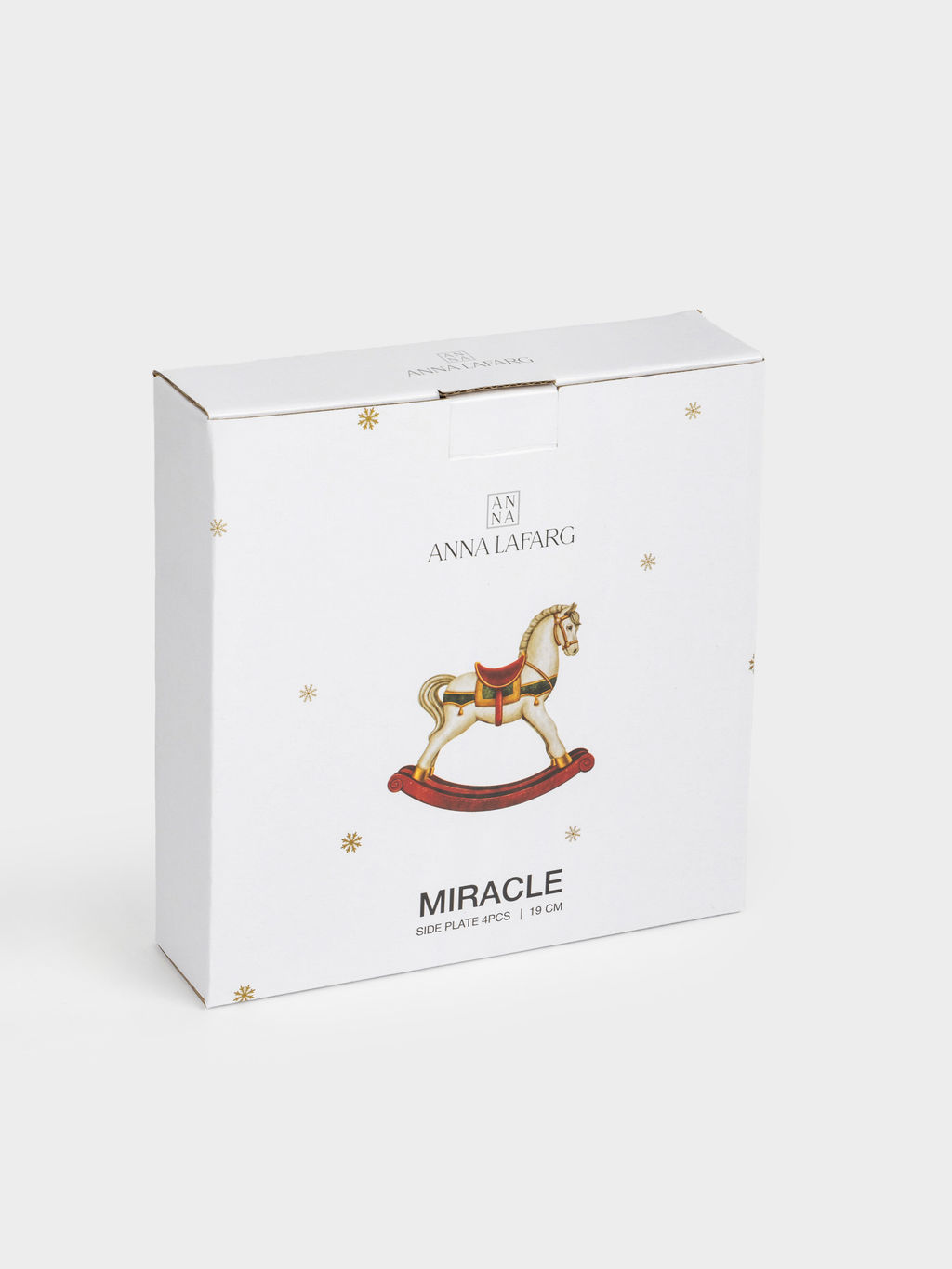Тарелка закусочная, 4 шт, 19 см, фарфор N, белая, Лошадка, Miracle - Anna lafarg фото 7