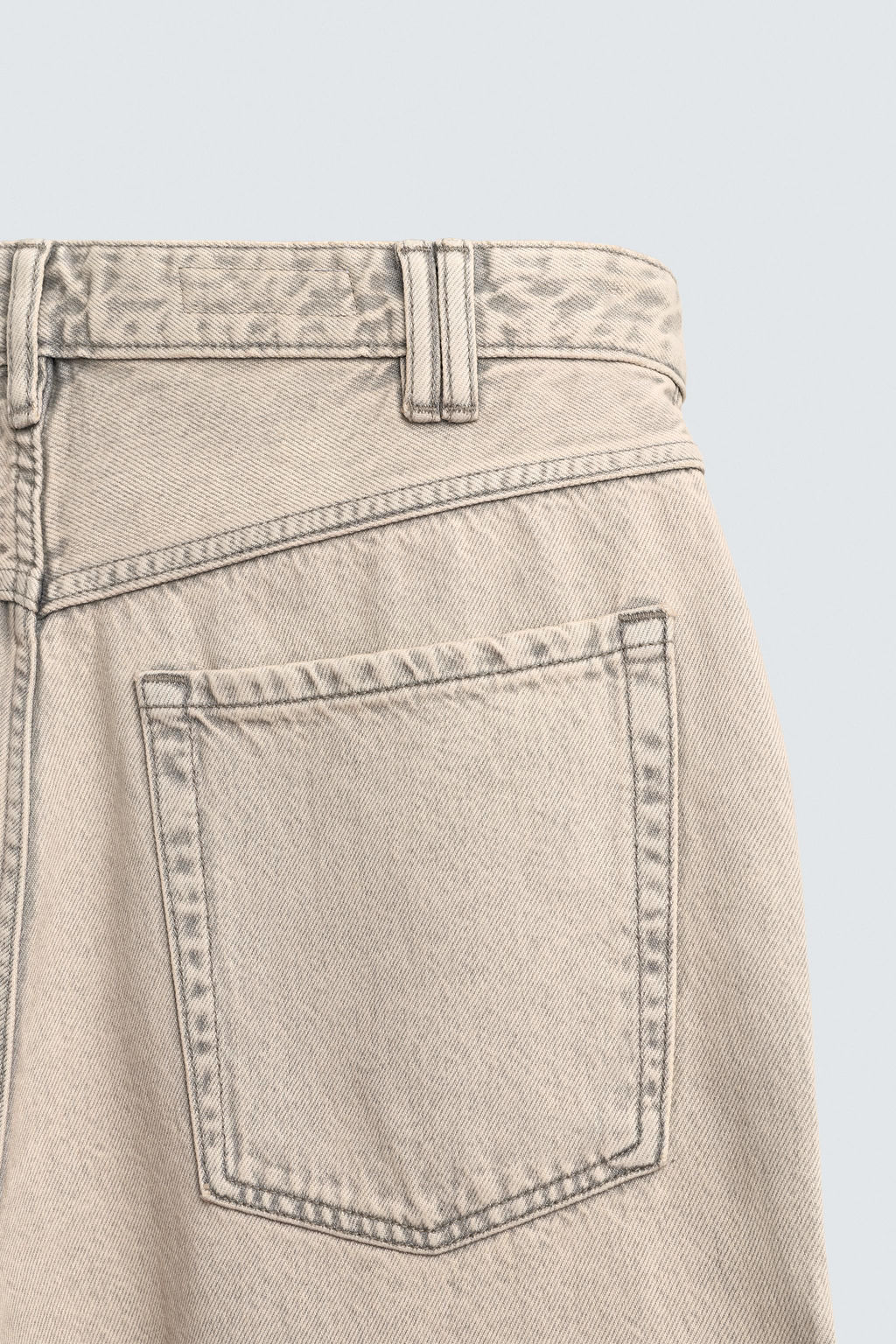 JEANS LOOSE FIT / Crudo / Marr?n - Zara фото 11