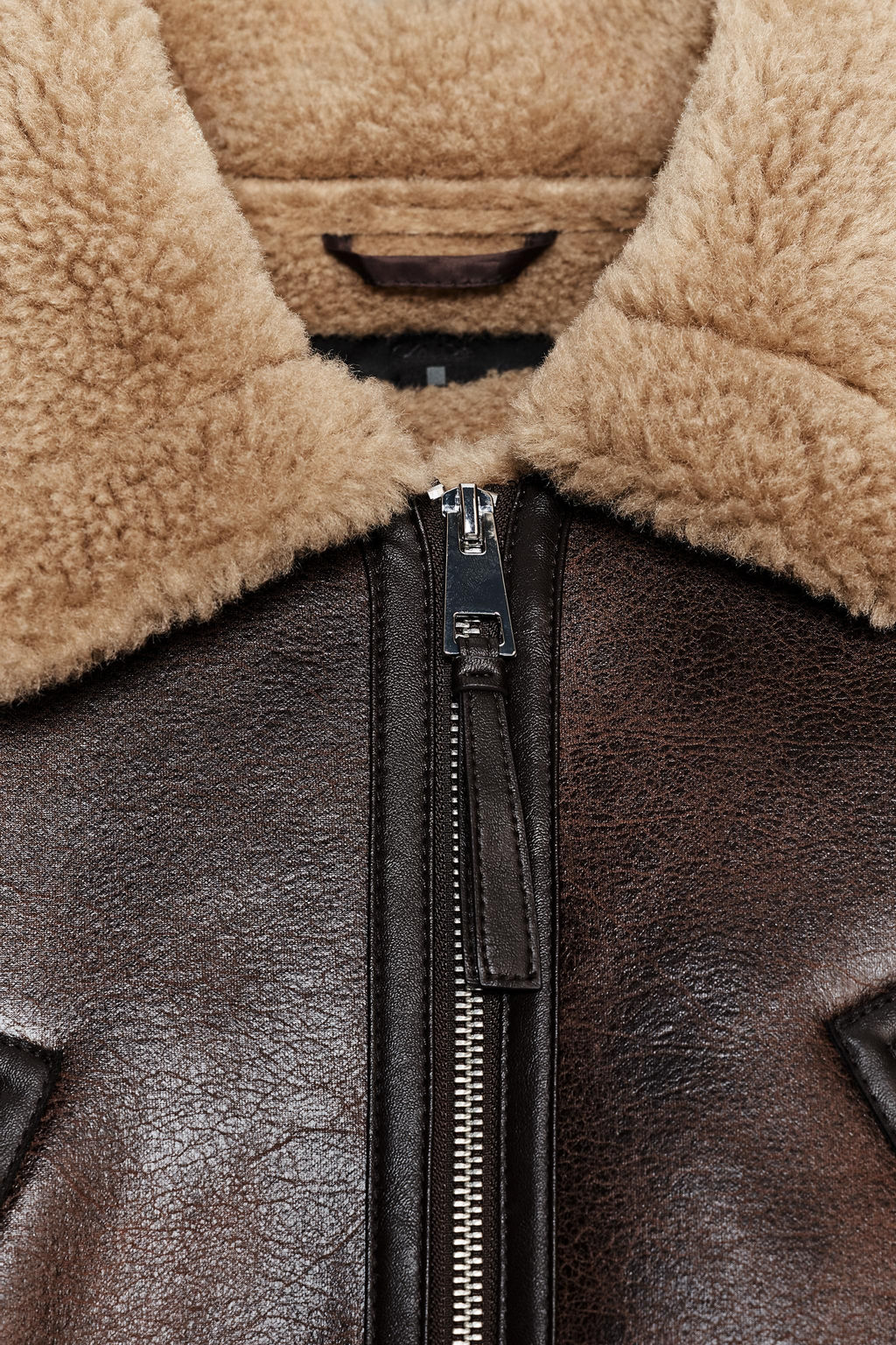 DOUBLE-FACED SHORT JACKET - Zara фото 9