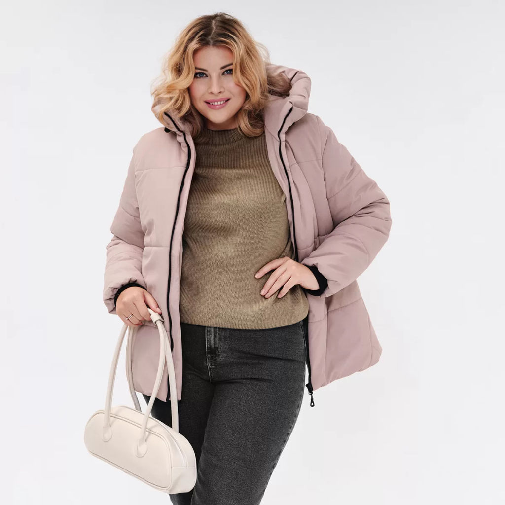 RODOS Куртка зимняя женская мембрана М-307 Светло-бежевый