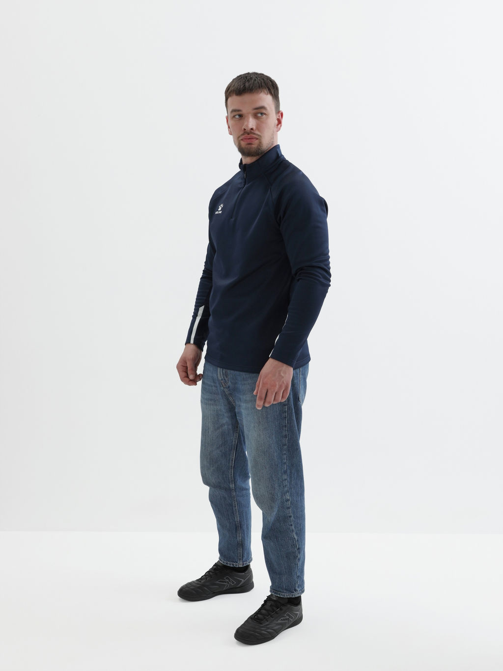 Олимпийка KELME Pullover (fleece) Dark Blue