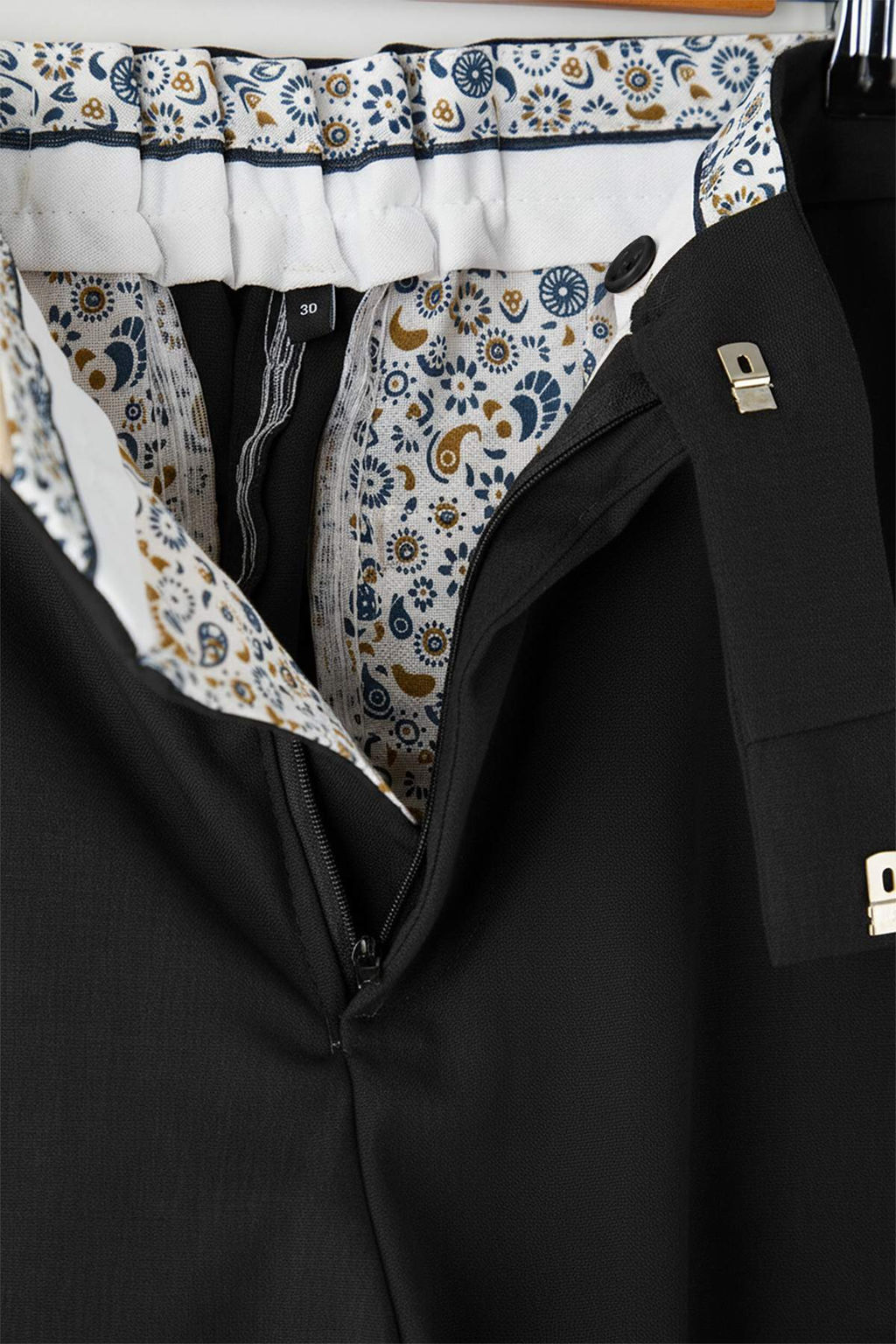 Siyah Erkek Yeni Italyan Kesim Kumas Pantolon TMNAW26PL00016 - Trendyolmilla фото 6
