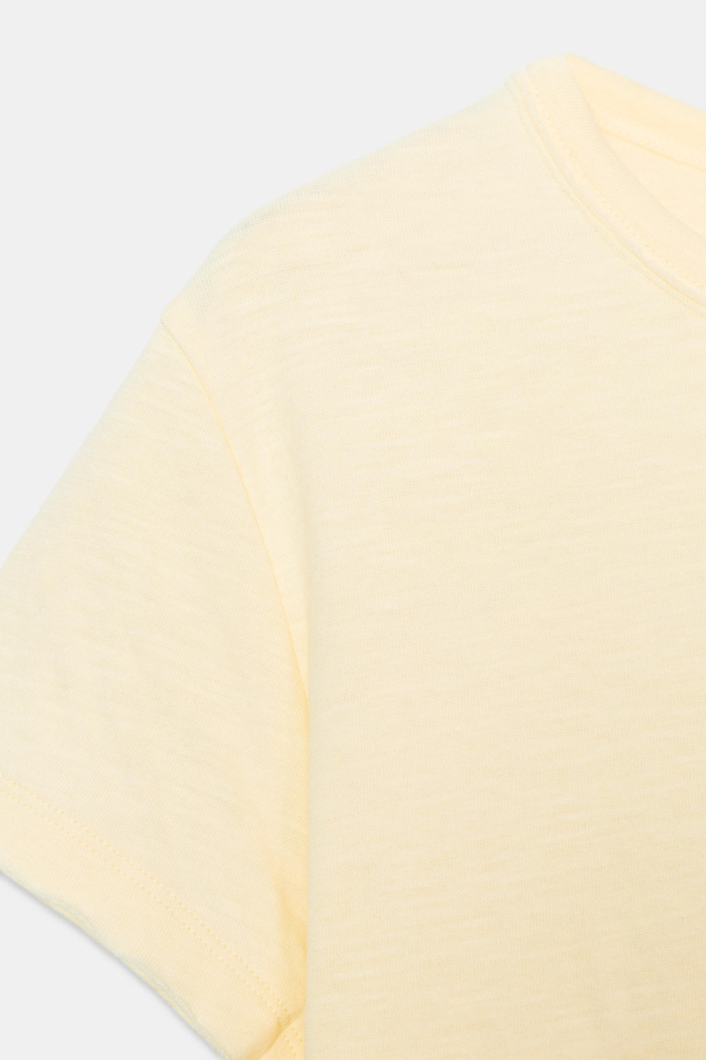 CAMISETA ALGOD?N MANGA CORTA / Amarillo - Zara фото 7