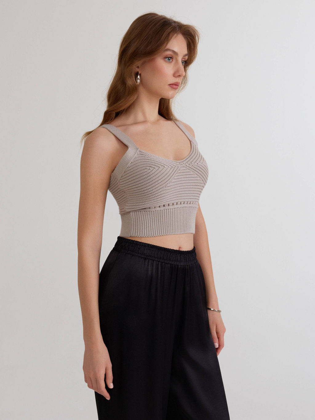 CONTE LDK2460 Топ женский beige - Conte elegant фото 3