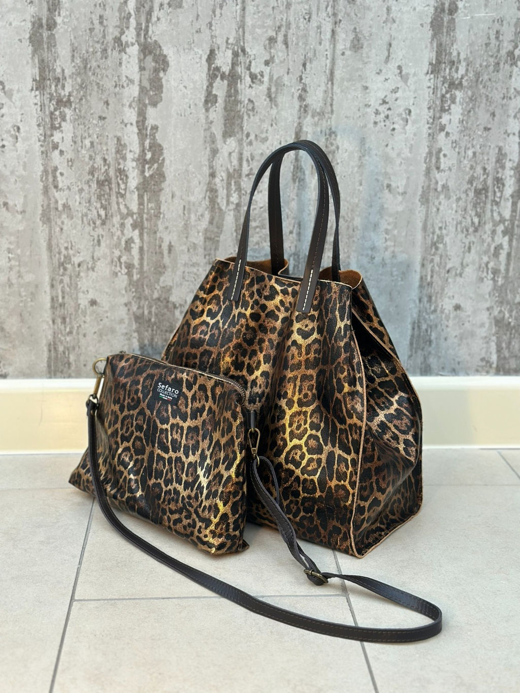 Сумка женская из телячьей кожи