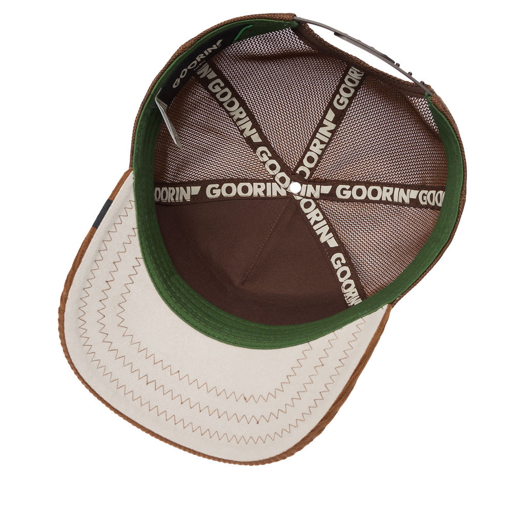 Бейсболка GOORIN BROTHERS арт. 101-2602 (зеленый / коричневый)  фото 2