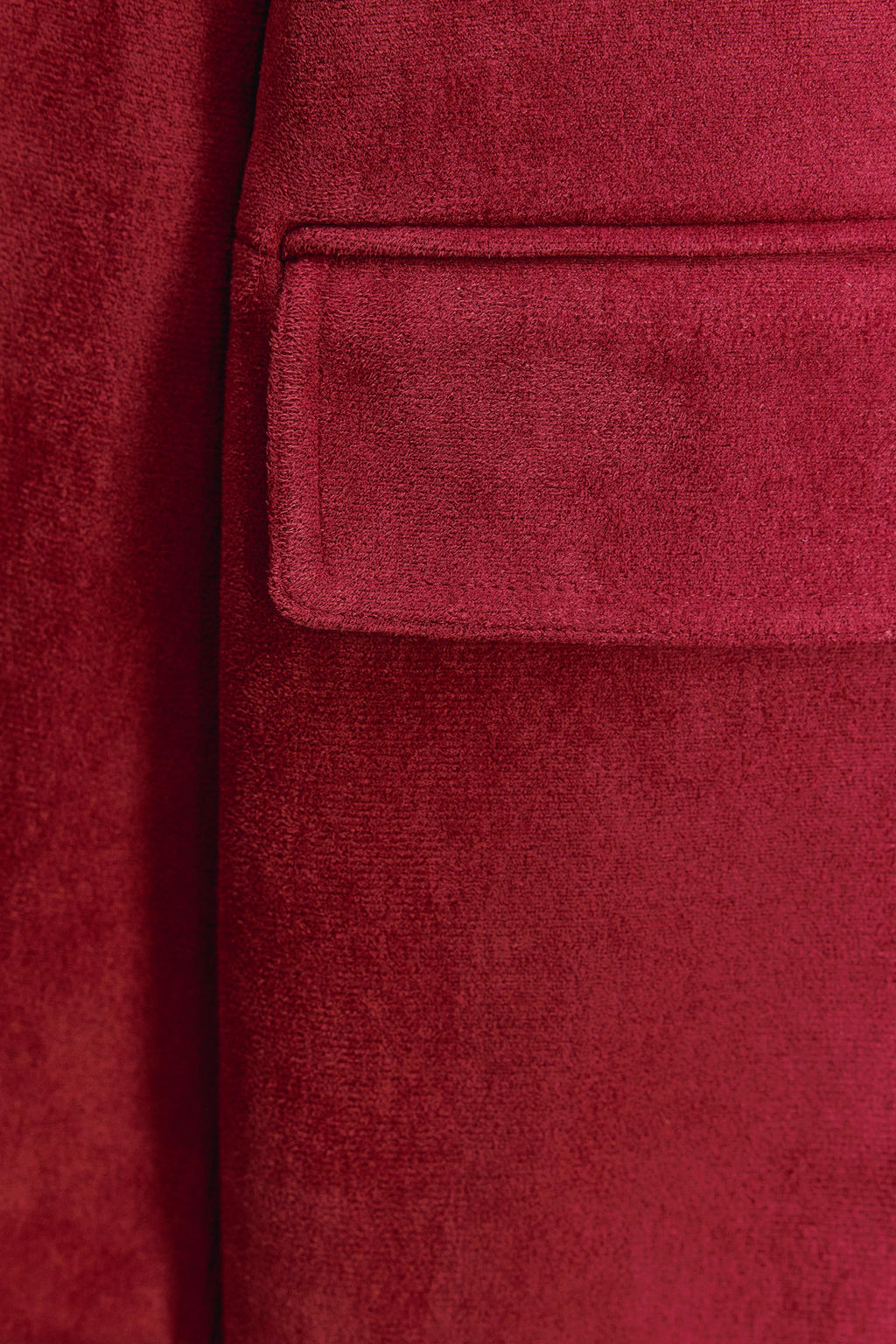 FAUX SUEDE FROCK COAT