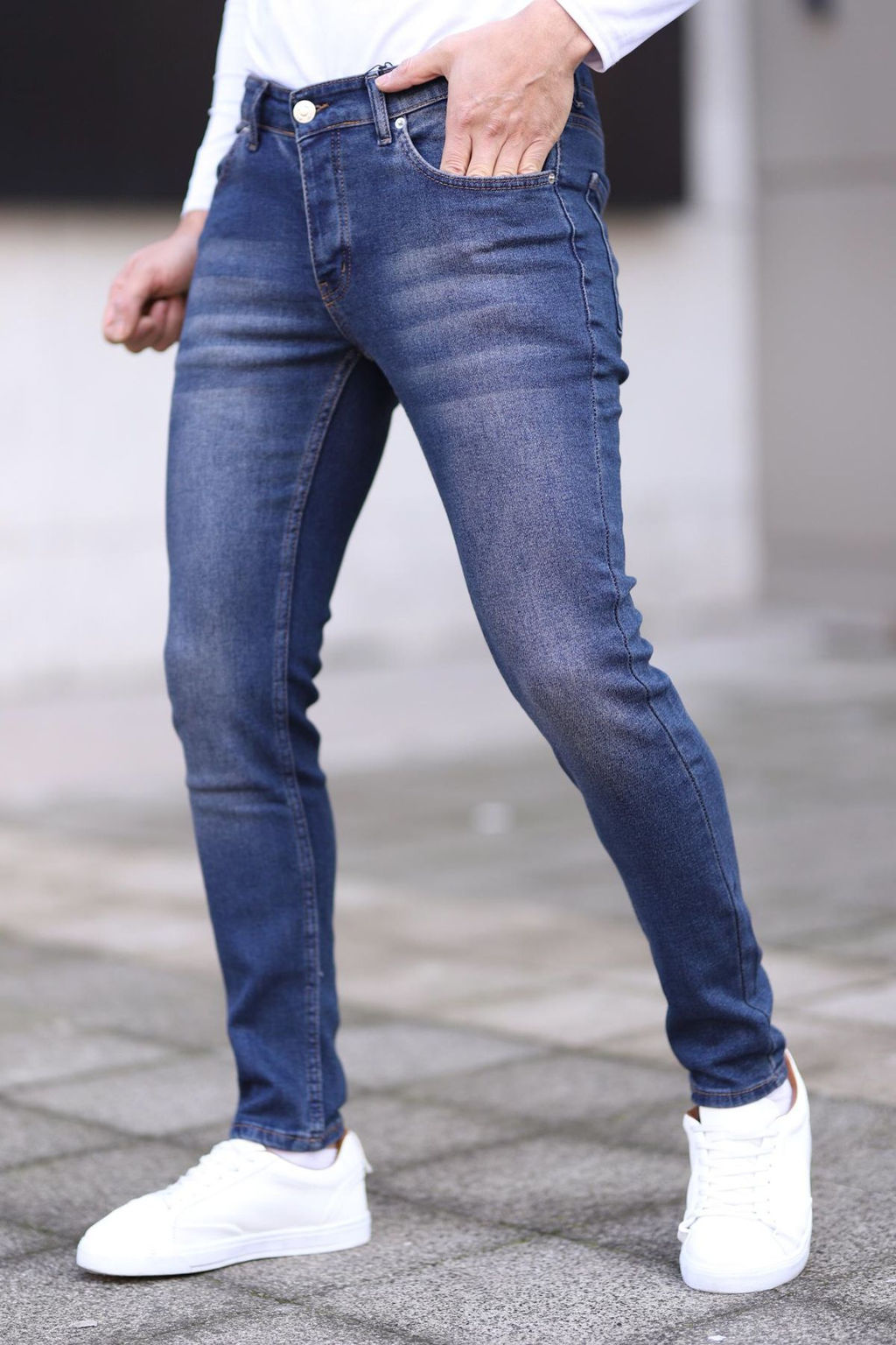 TRENDYOL MAN Antrasit Skinny T?rnakl? Jeans Kot Pantolon TMNAW25JE00013 - Trendyolmilla фото 39