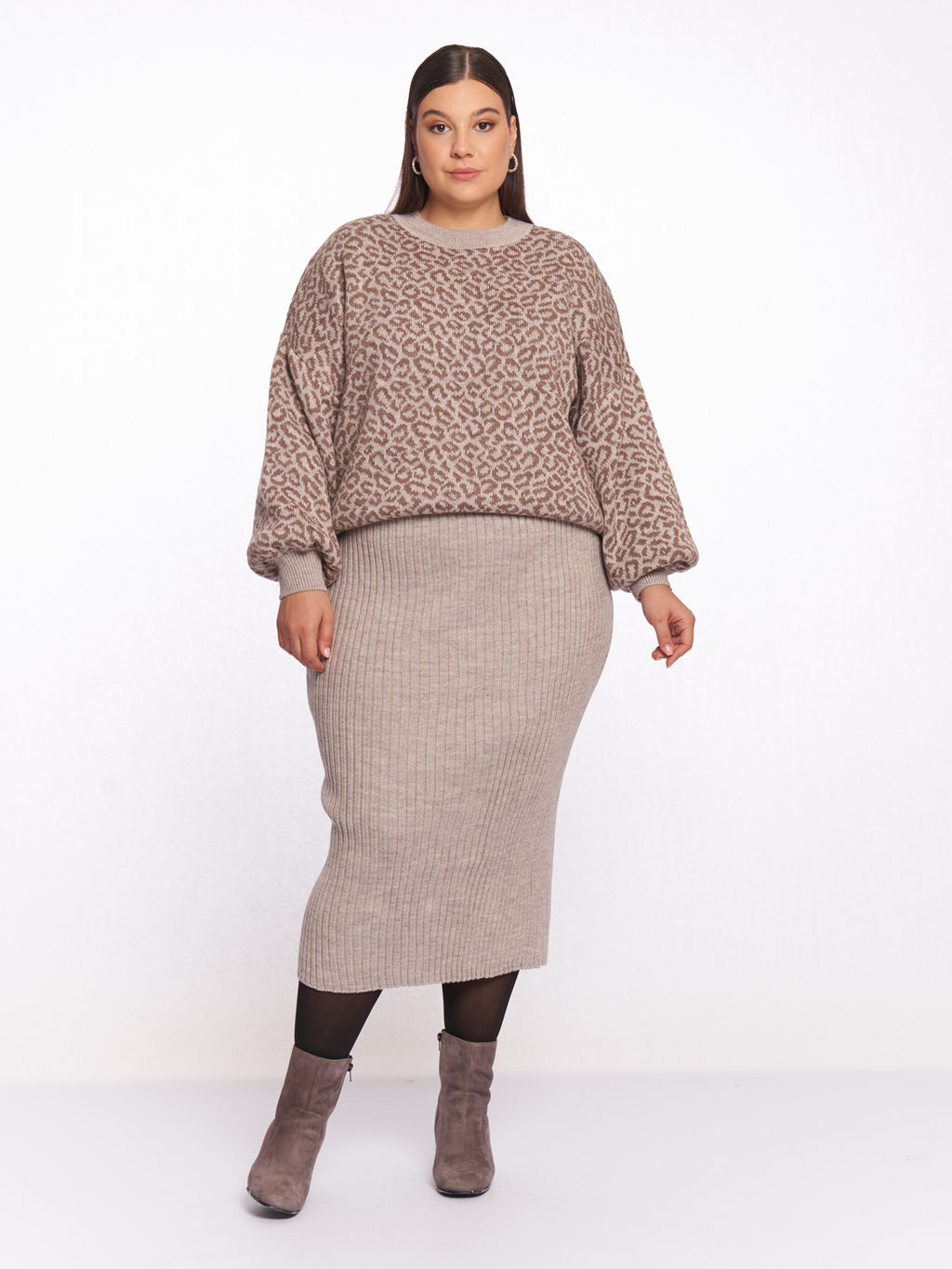 Юбка вязаная UB38266BRW19