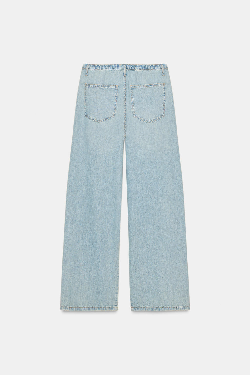 JEANS DENIM TRF FLUIDOS / Azul claro - Zara фото 6