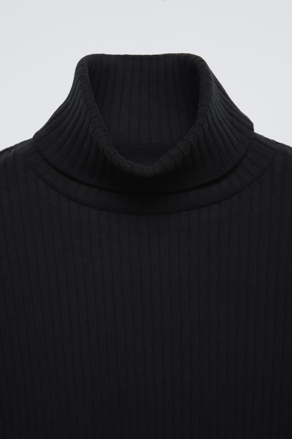 TURTLENECK RIBBED SWEATER - Zara фото 3