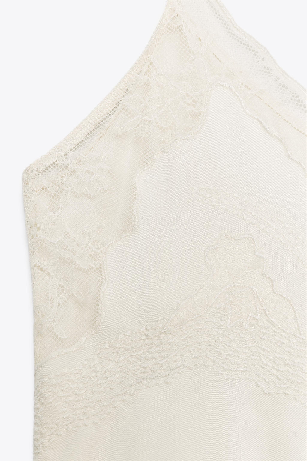 ZW COLLECTION LACE CAMISOLE TOP - Zara фото 12