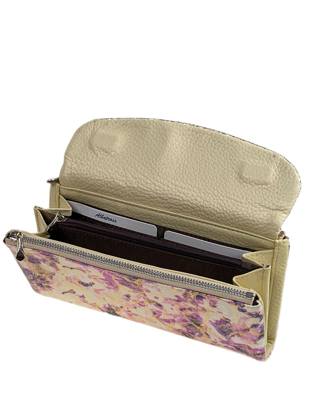 Женский кошелёк из натуральной кожи мультицвет - Greta фото 2