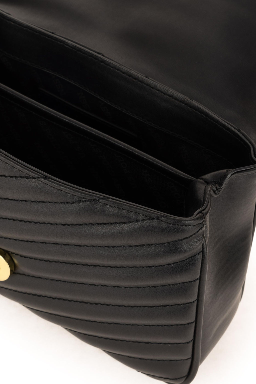 Женская черная сумка на плечо с ремешком-цепочкой Неожиданная скидка в корзине - U.s. polo assn фото 7