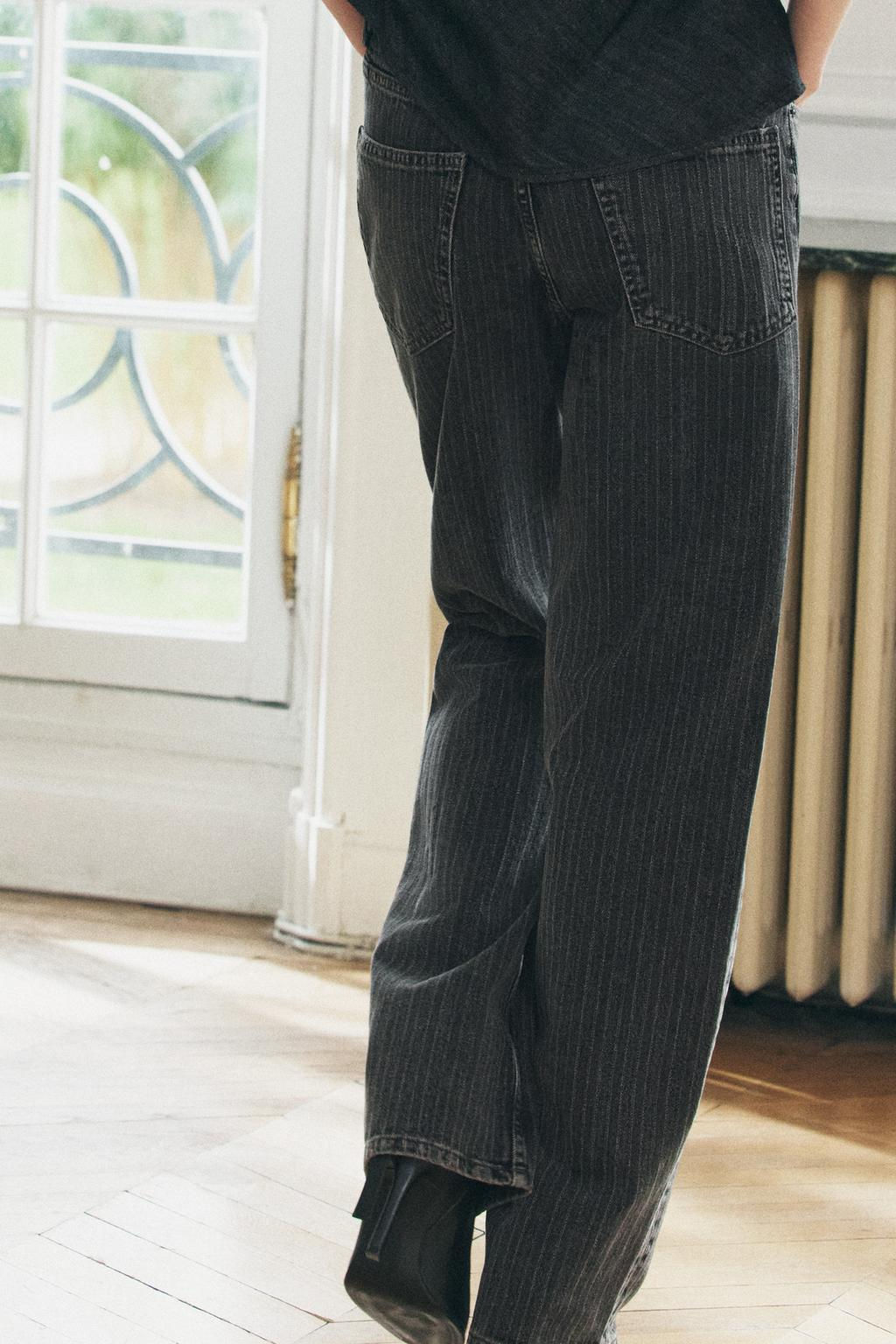 ZW COLLECTION STRAIGHT-LEG MID-RISE JEANS - Zara фото 2