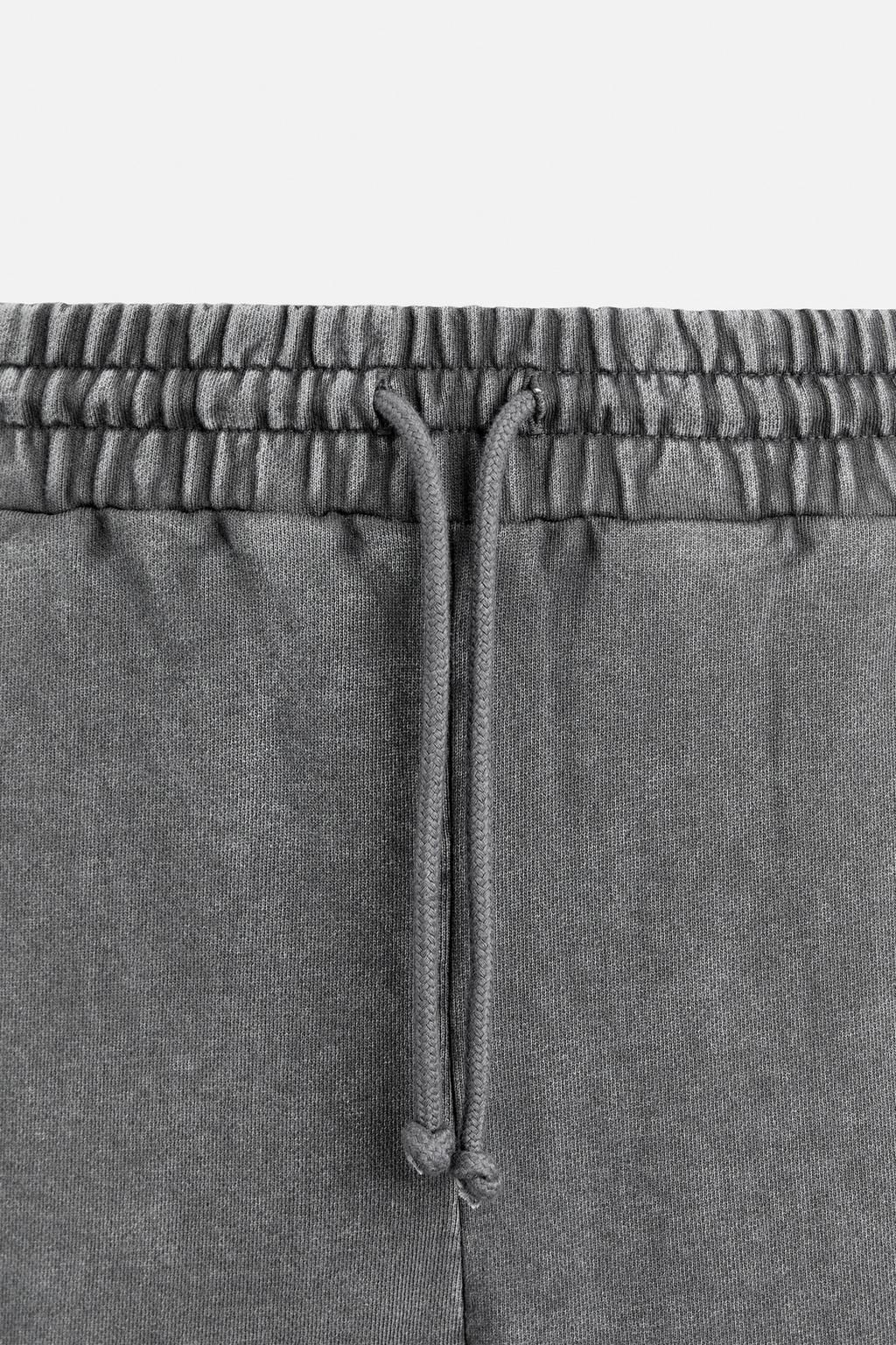 OVERSIZE FADED JOGGER TROUSERS - Zara фото 8