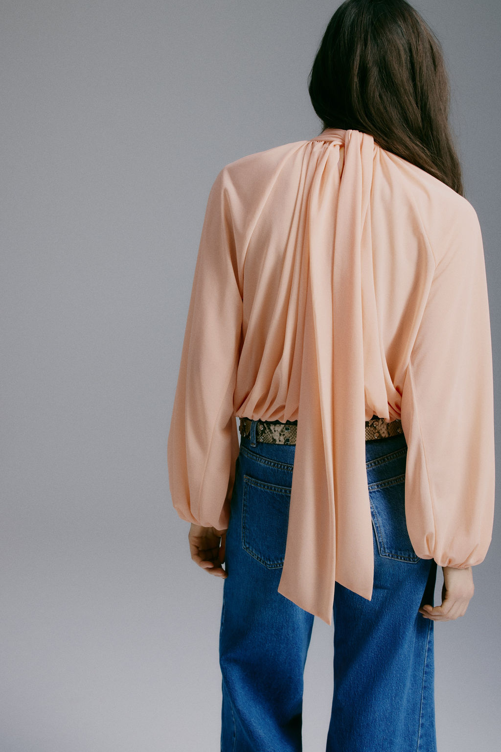 Blusa con lazada - H&m фото 5