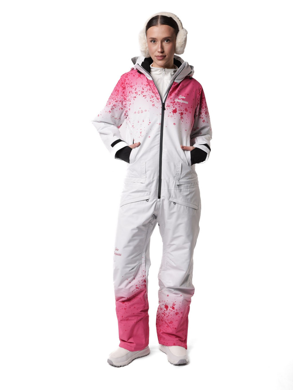 Комбинезон BB-0525 Бело-голубой - Snow headquarter фото 21